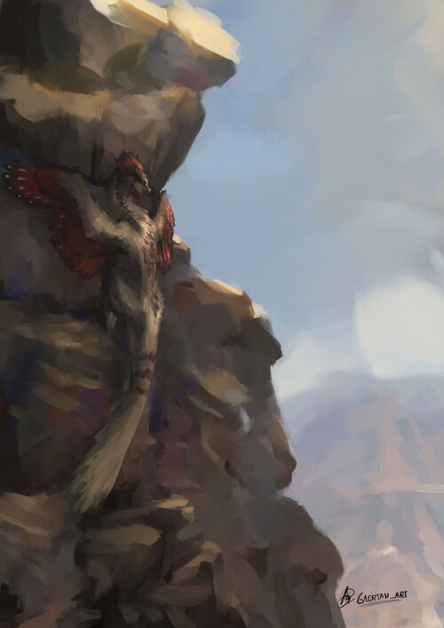 Ochre climbing